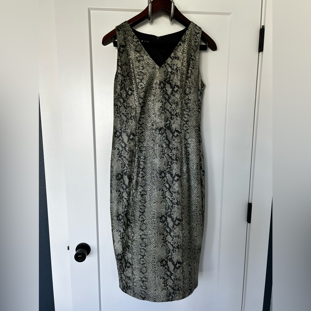 Trio New York Reptile Embossed Dress 8